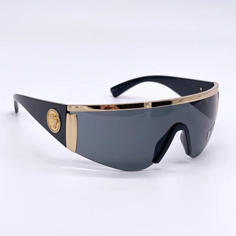 New - Versace Grey New Ve2197 1000/87 Shield Mod 2197 Sunglasses